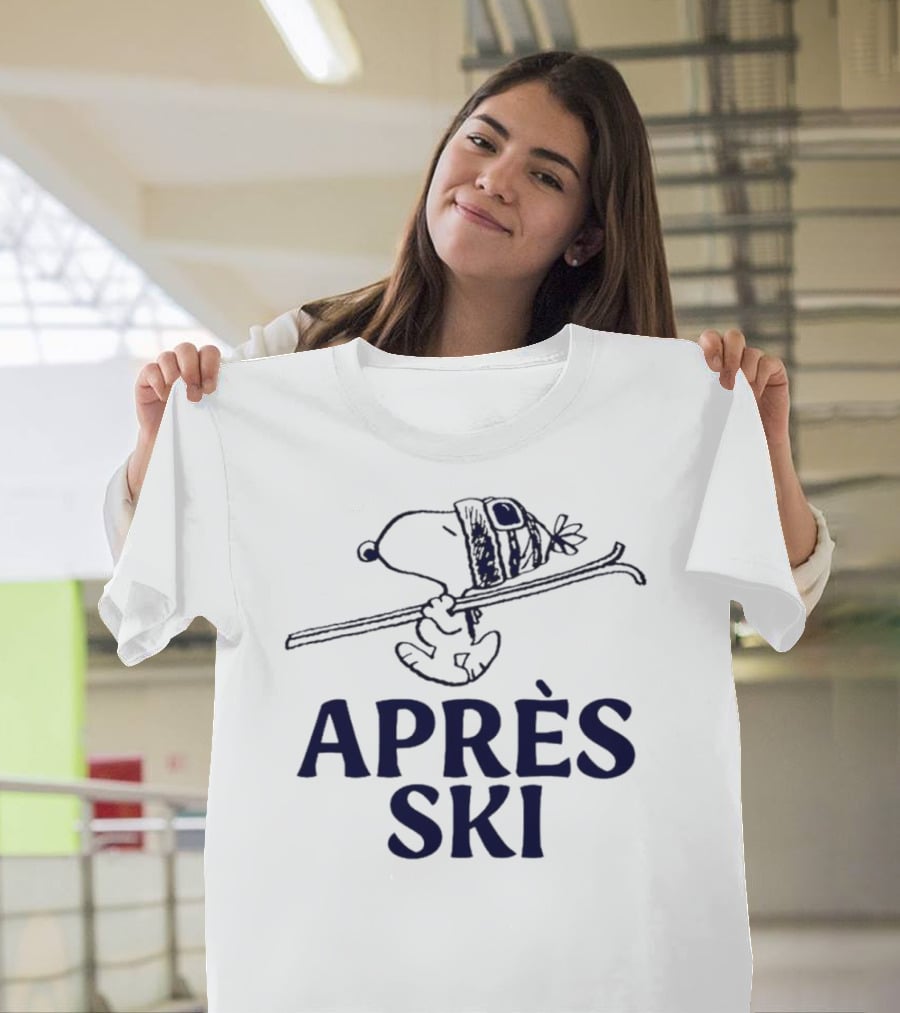 Snoopy Après Ski Winter Fun T-Shirt