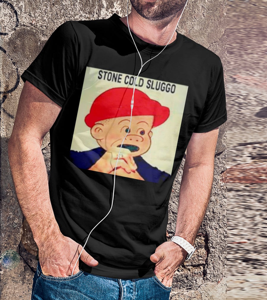 STONE COLD SLUGGO RED HAT CHARACTER HAND GESTURE T-Shirt