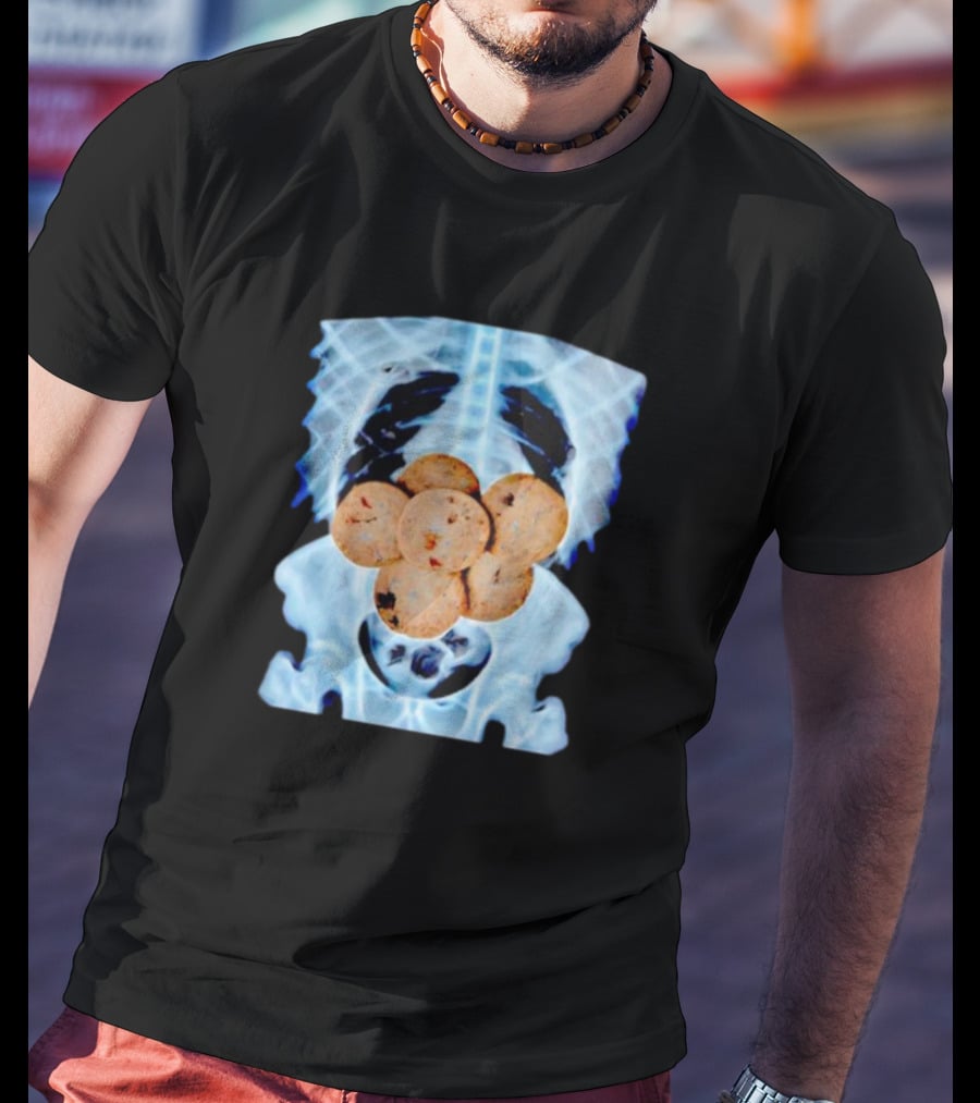 Uncle’s X-Ray Cookies Inside Skeleton Bones T-Shirt