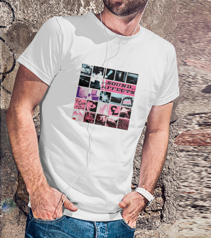 The Jam Sound Affects Album Collage Pop T-Shirt