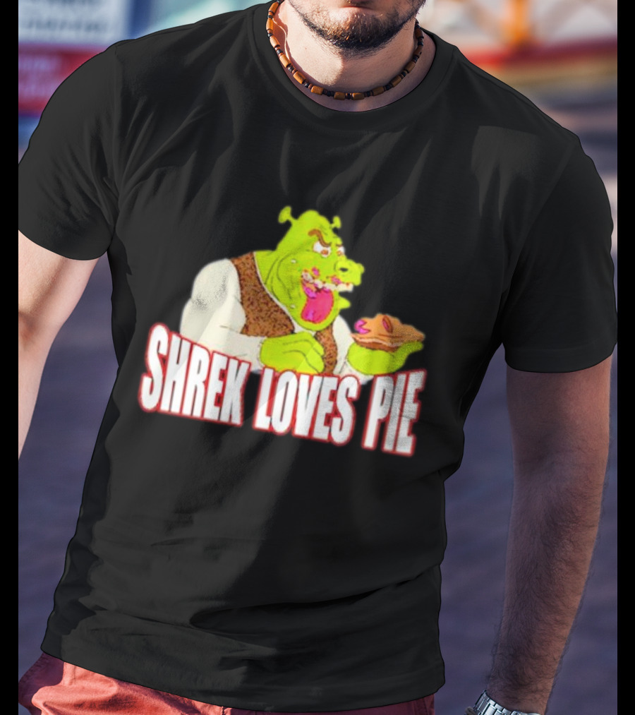 Shrek Loves Pie Ogre Eating T-Shirt
