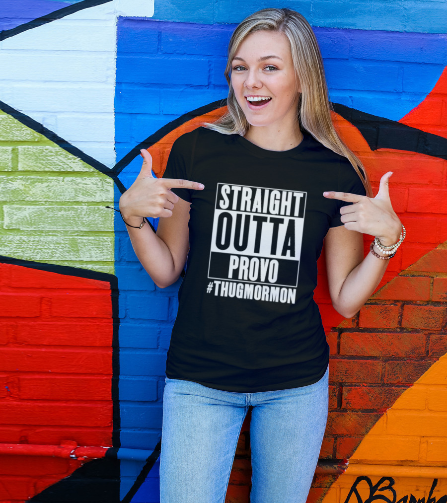 Straight Outta Provo #ThugMormon T-Shirt