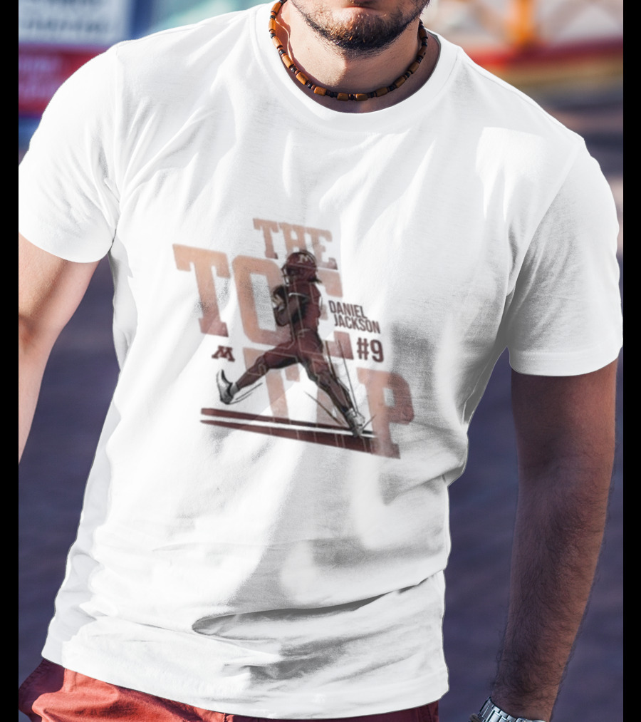 Daniel Jackson #9 The Toe Tap Football Motion Graphics T-Shirt