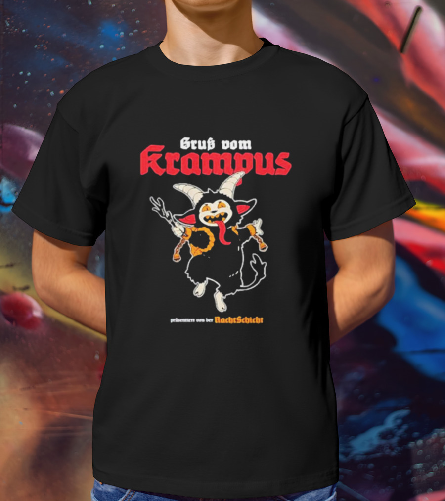 Grub Vom Krampus Präsentiert Von Der Nachtschicht T-Shirt