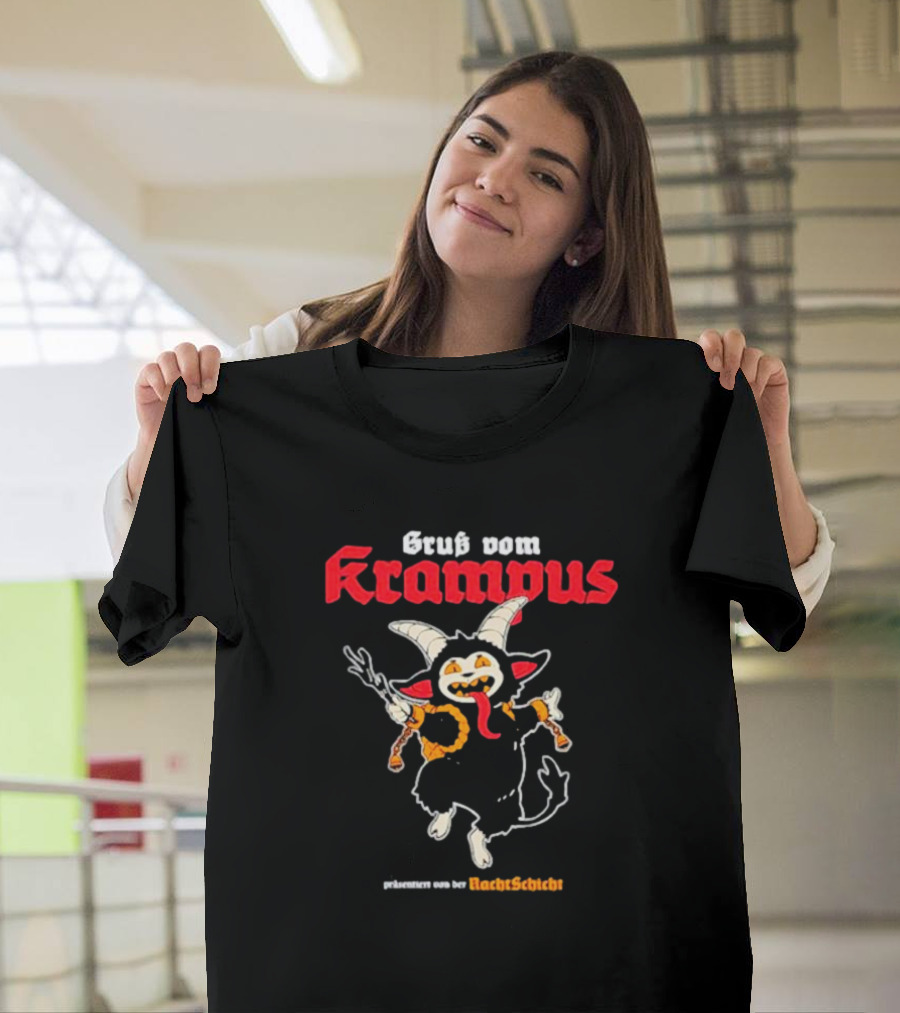 Grub Vom Krampus Präsentiert Von Der Nachtschicht T-Shirt