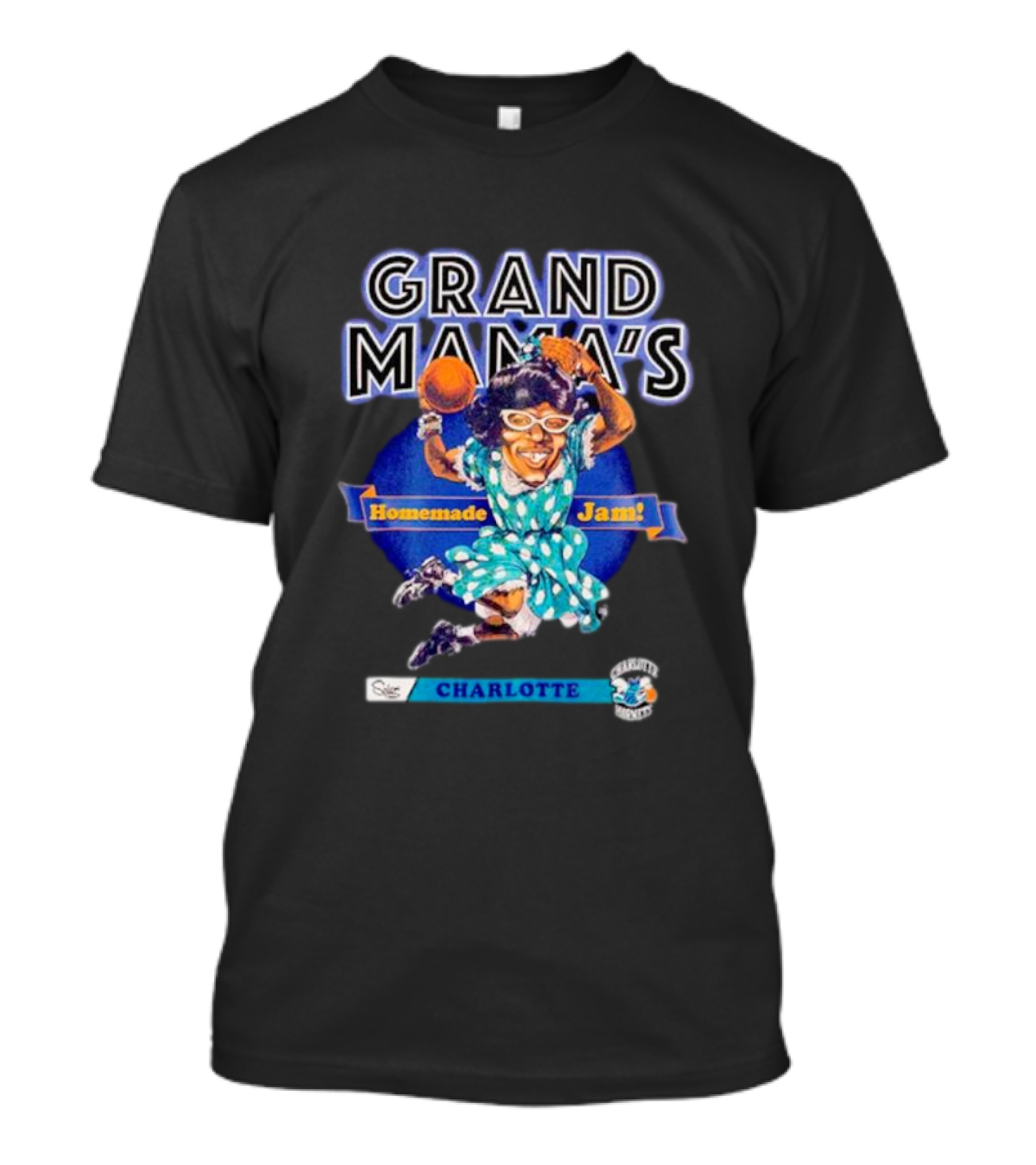 Grand Mama's Homemade Jam Charlotte Hornets T-Shirt