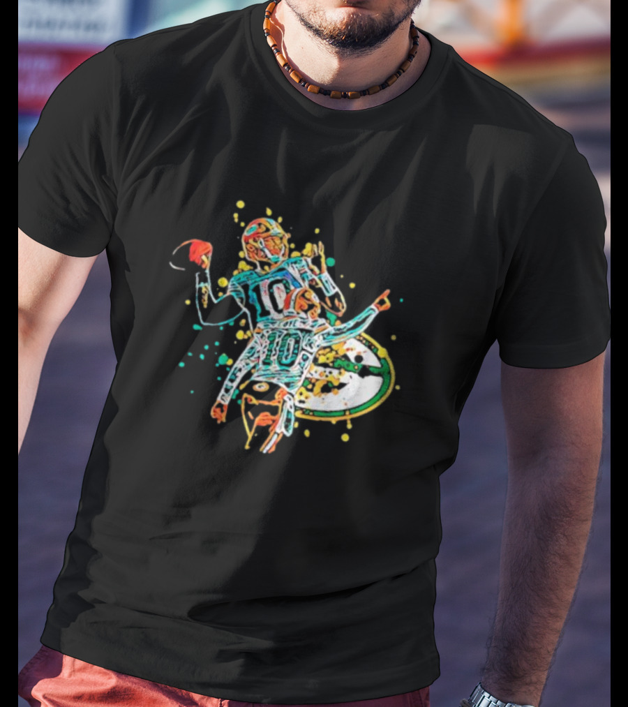 Jordan Love Green Bay Packers It’s All Love Number 10 Football Pass Gesture T-Shirt