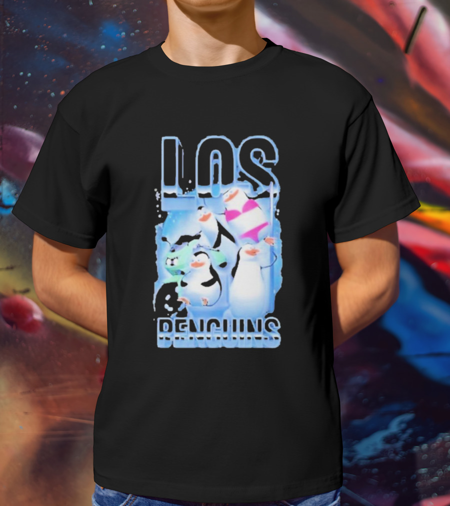 Los Penguins Animated Dancing Ice Party T-Shirt