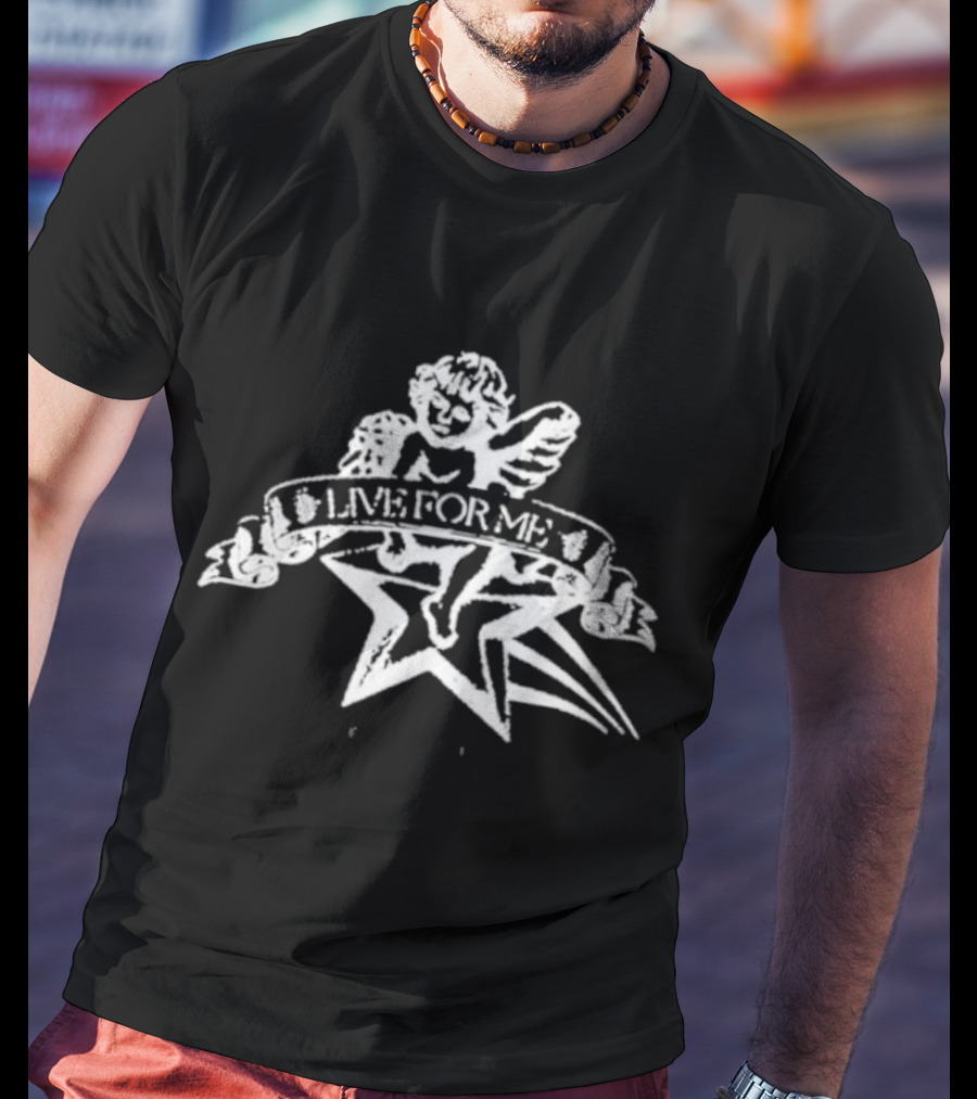 Omar Apollo Live For Me Angelic Cherub With Star T-Shirt