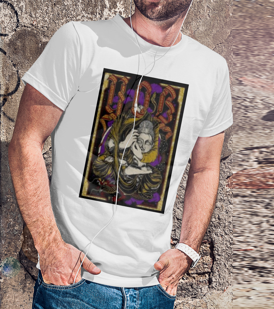 YOB Eugene John Henry’s Dec 09 Psychedelic Fantasy Sculpture T-Shirt