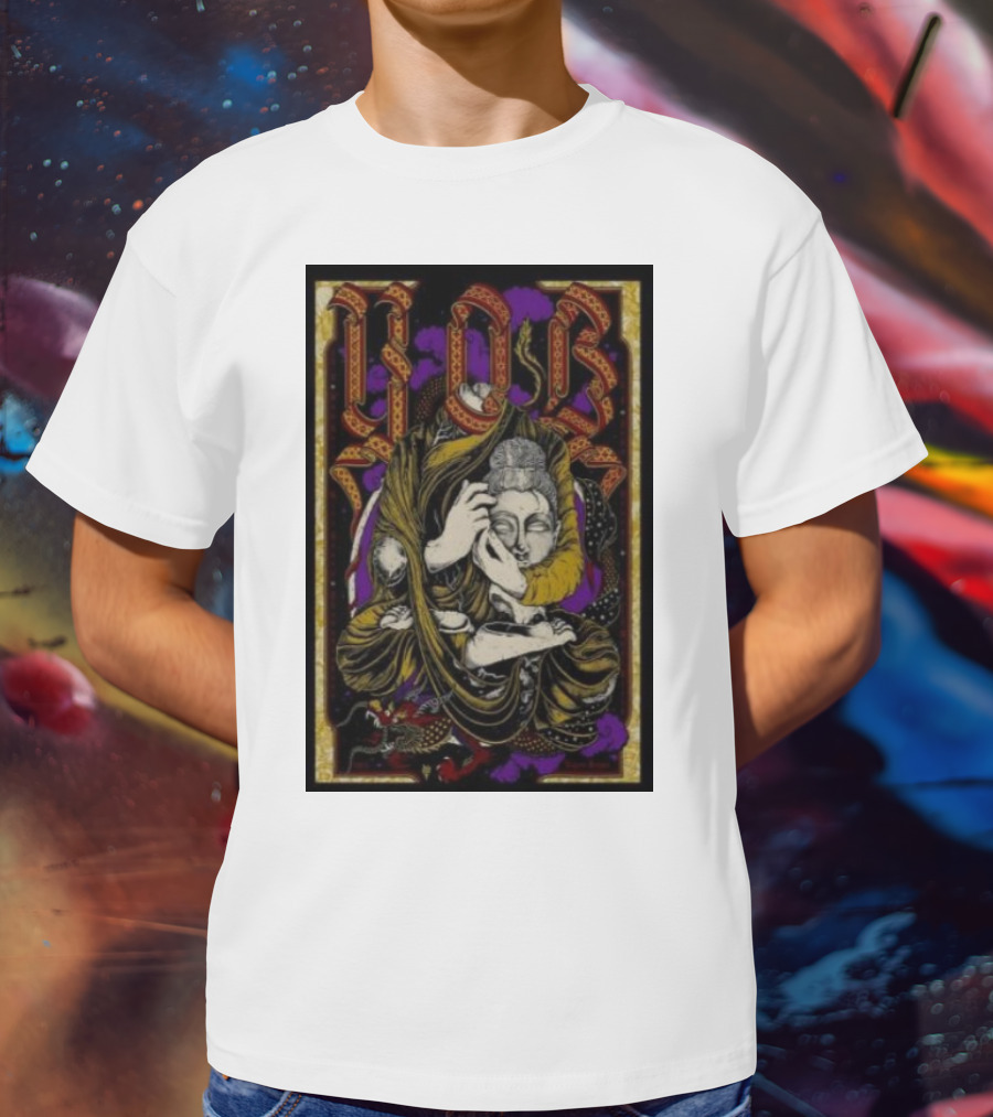 YOB Eugene John Henry’s Dec 09 Psychedelic Fantasy Sculpture T-Shirt