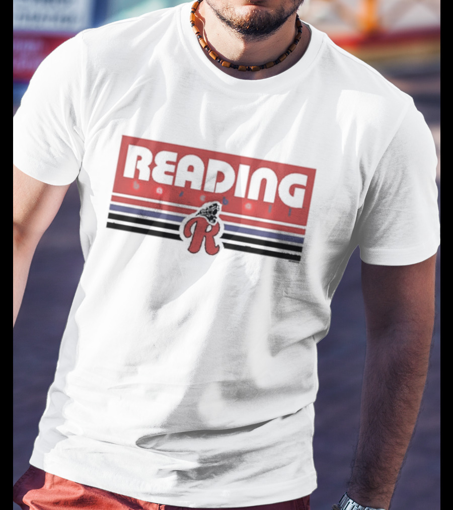 Reading Baseball Bimmridder Train Oatmeal T-Shirt