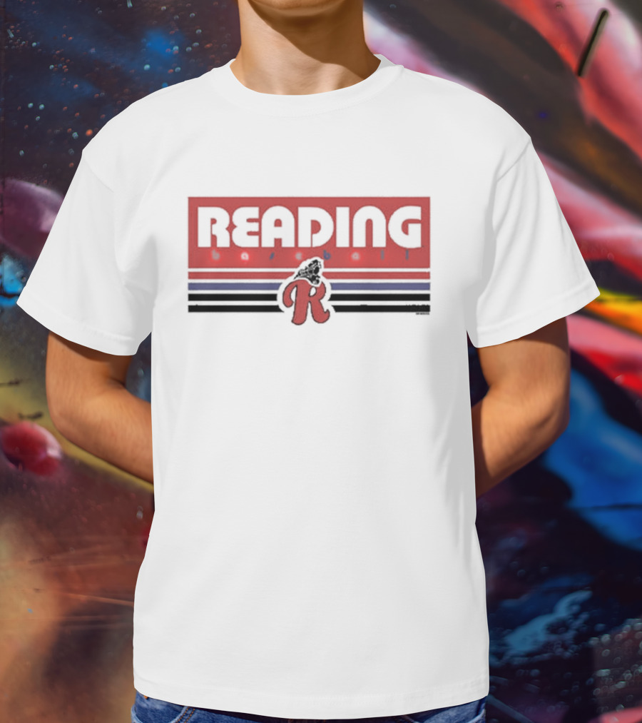Reading Baseball Bimmridder Train Oatmeal T-Shirt