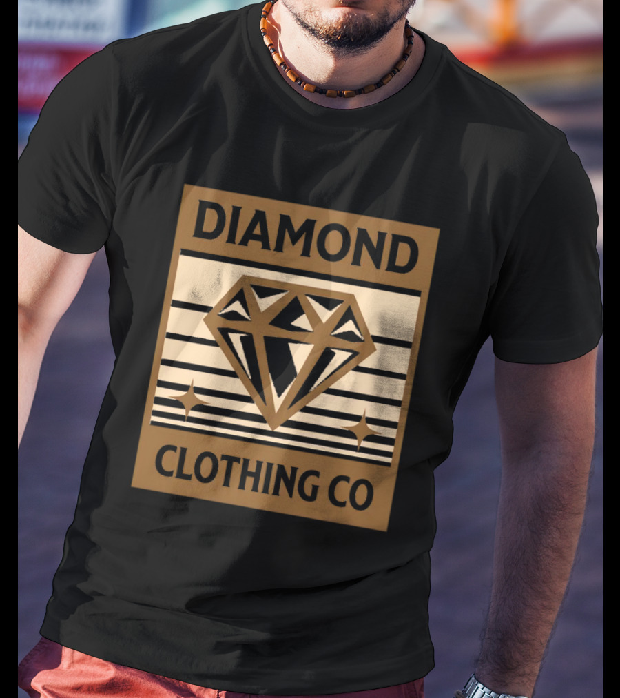 Diamond Clothing Co. Vintage Jewelry Stripes T-Shirt