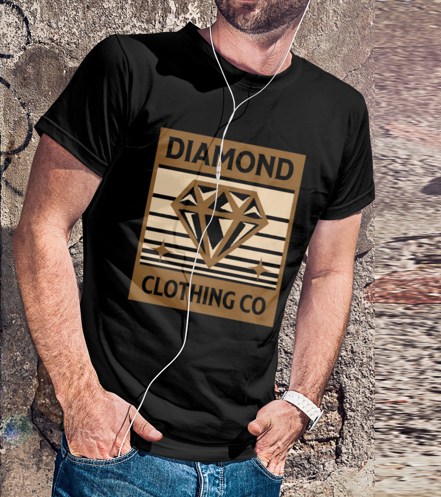 Diamond Clothing Co. Vintage Jewelry Stripes T-Shirt