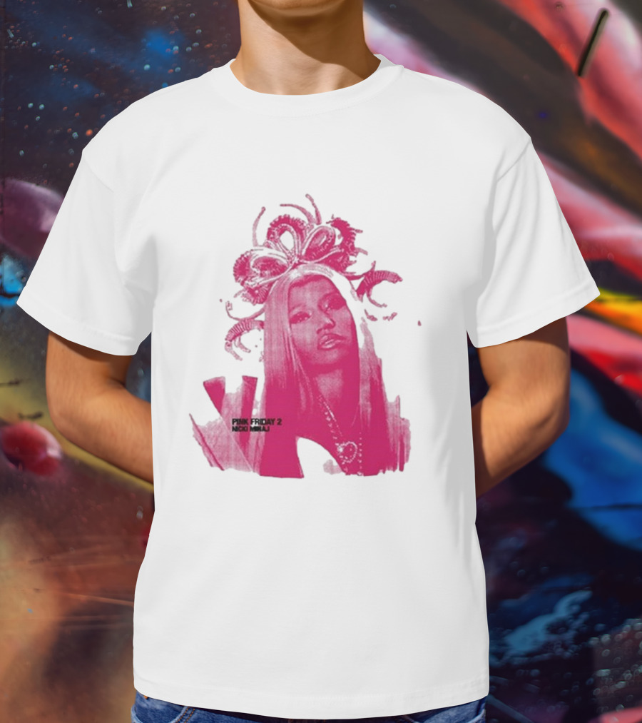 Nicki Minaj Pink Friday 2 Artistic Pink T-Shirt