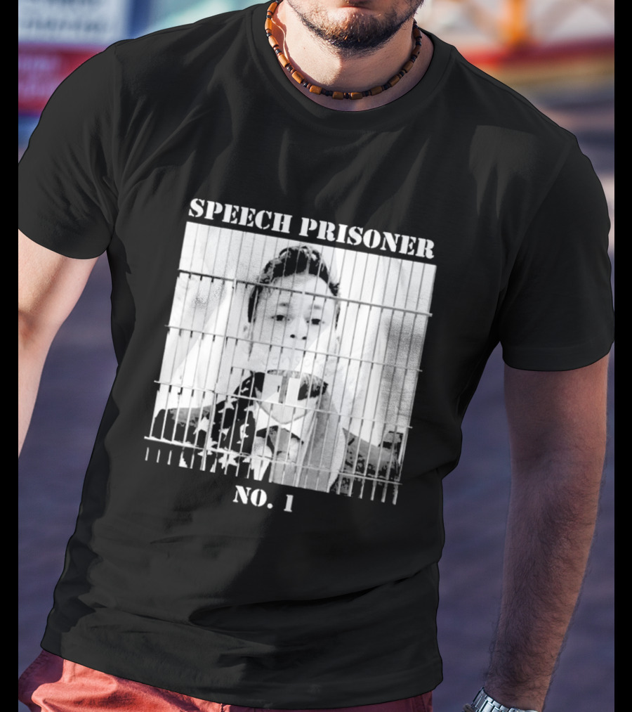 SPEECH PRISONER NO. 1 Owen Shroyer Photo T-Shirt