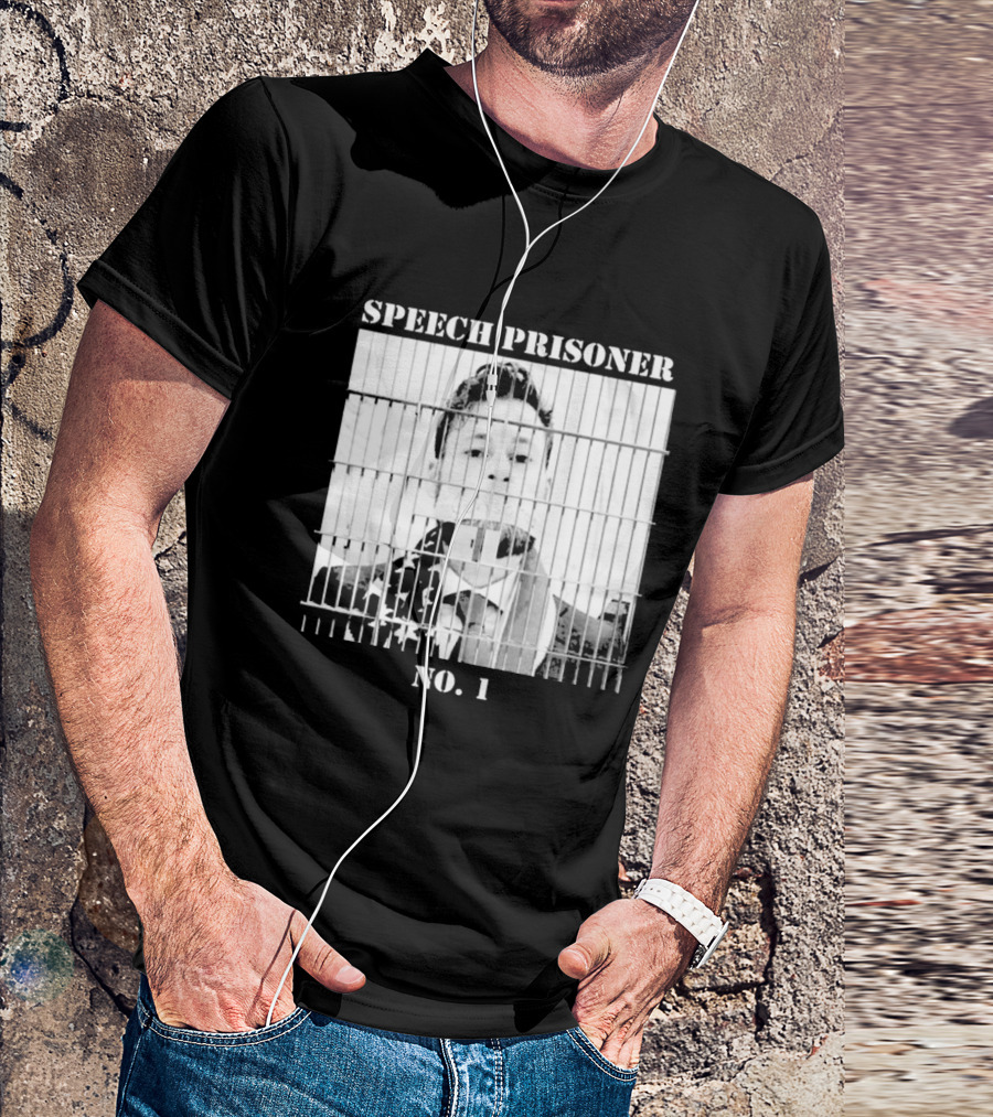 SPEECH PRISONER NO. 1 Owen Shroyer Photo T-Shirt
