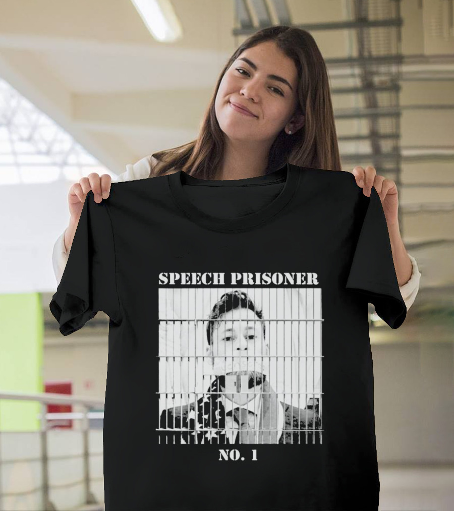 SPEECH PRISONER NO. 1 Owen Shroyer Photo T-Shirt