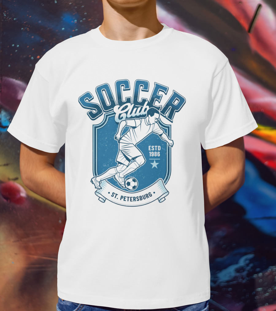 Soccer Club St. Petersburg ESTD 1986 T-Shirt