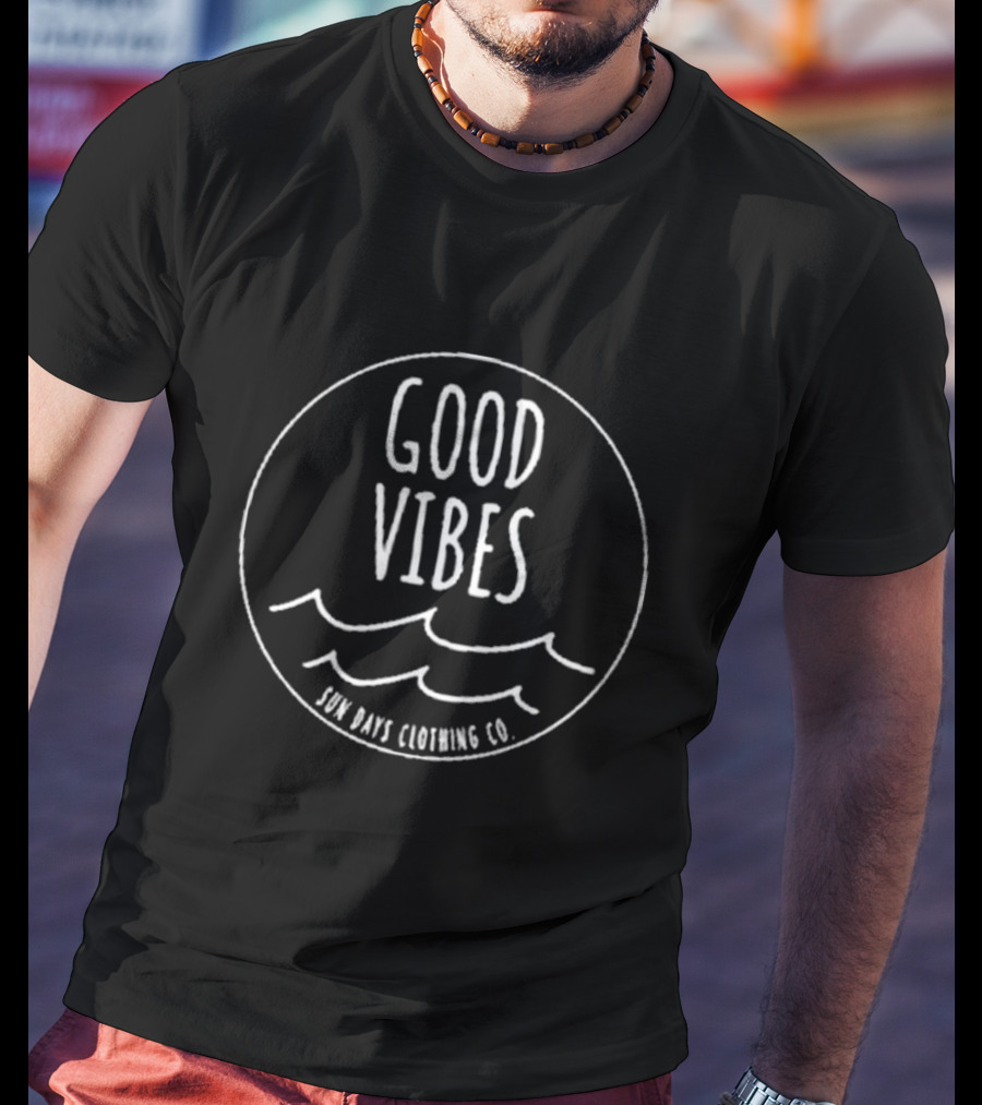 Good Vibes Sun Days Clothing Co Circle T-Shirt