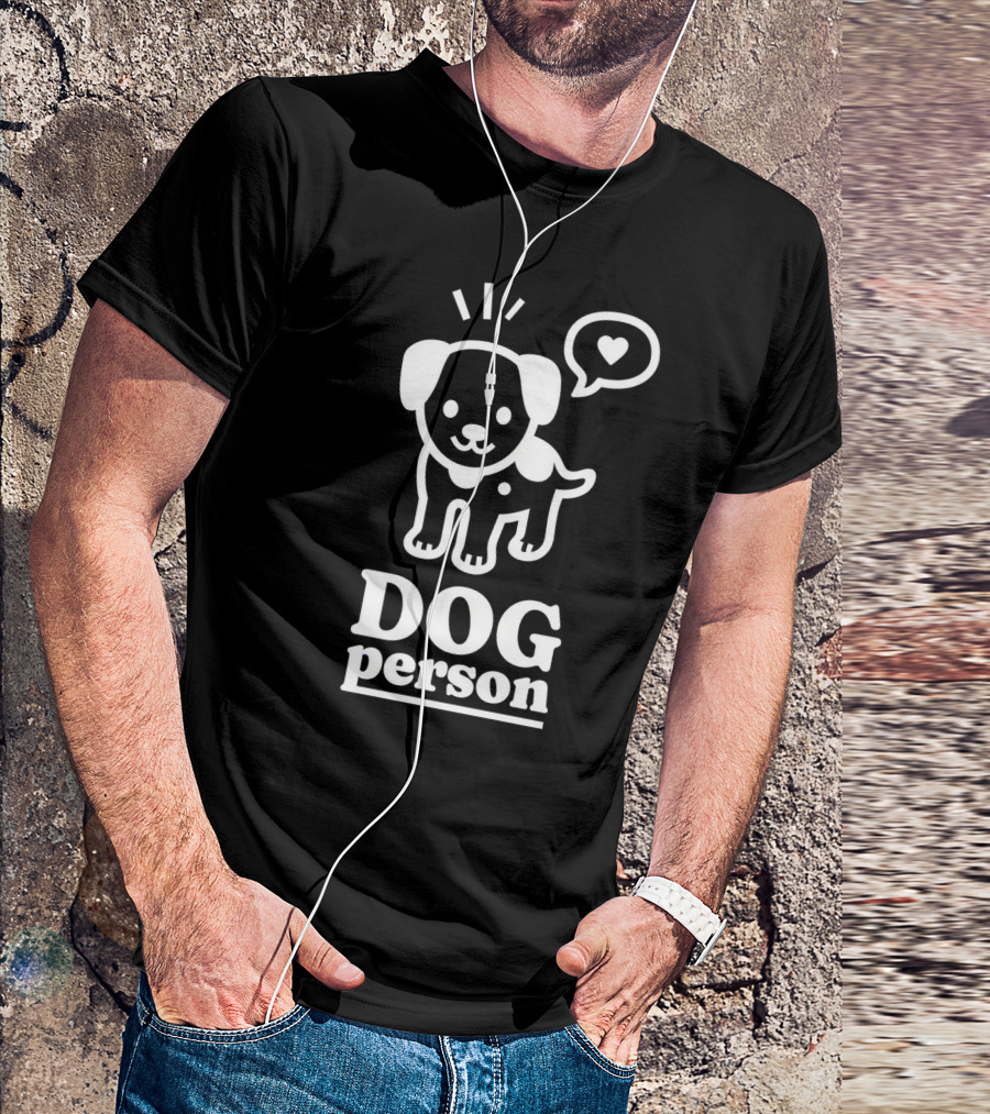Dog Person Cute Animal Heart T-Shirt