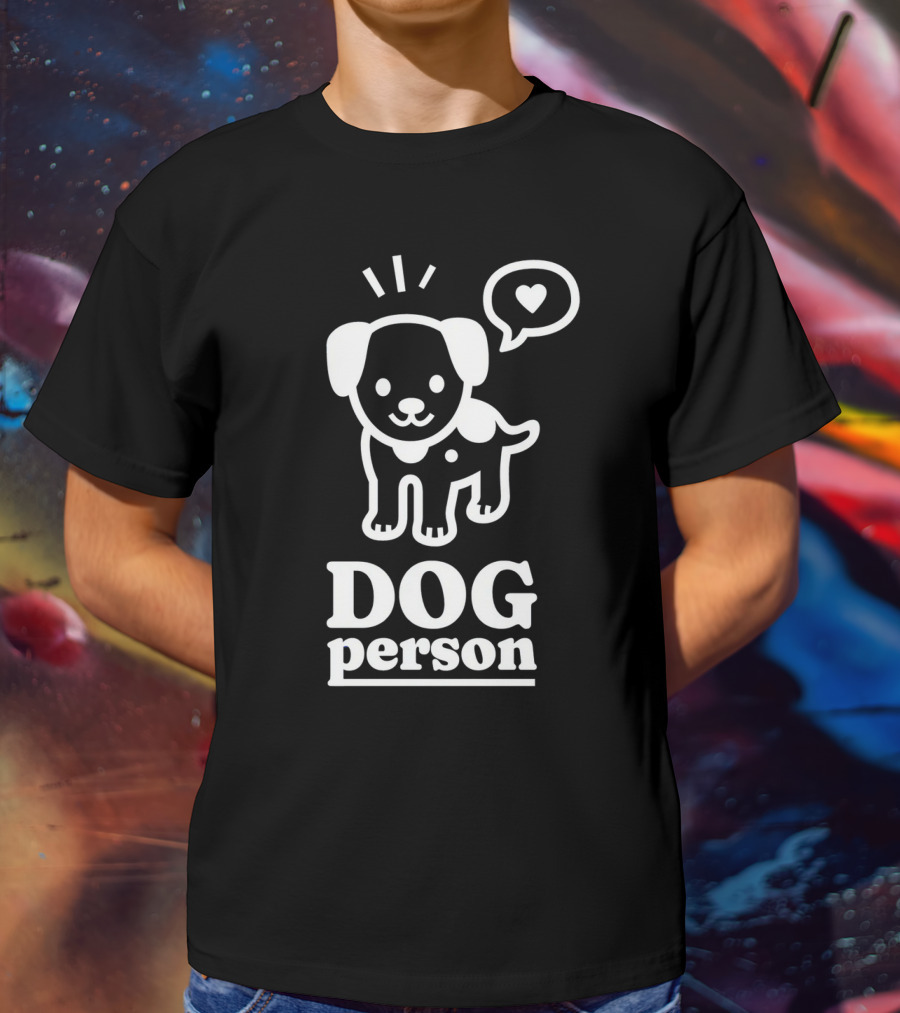 Dog Person Cute Animal Heart T-Shirt