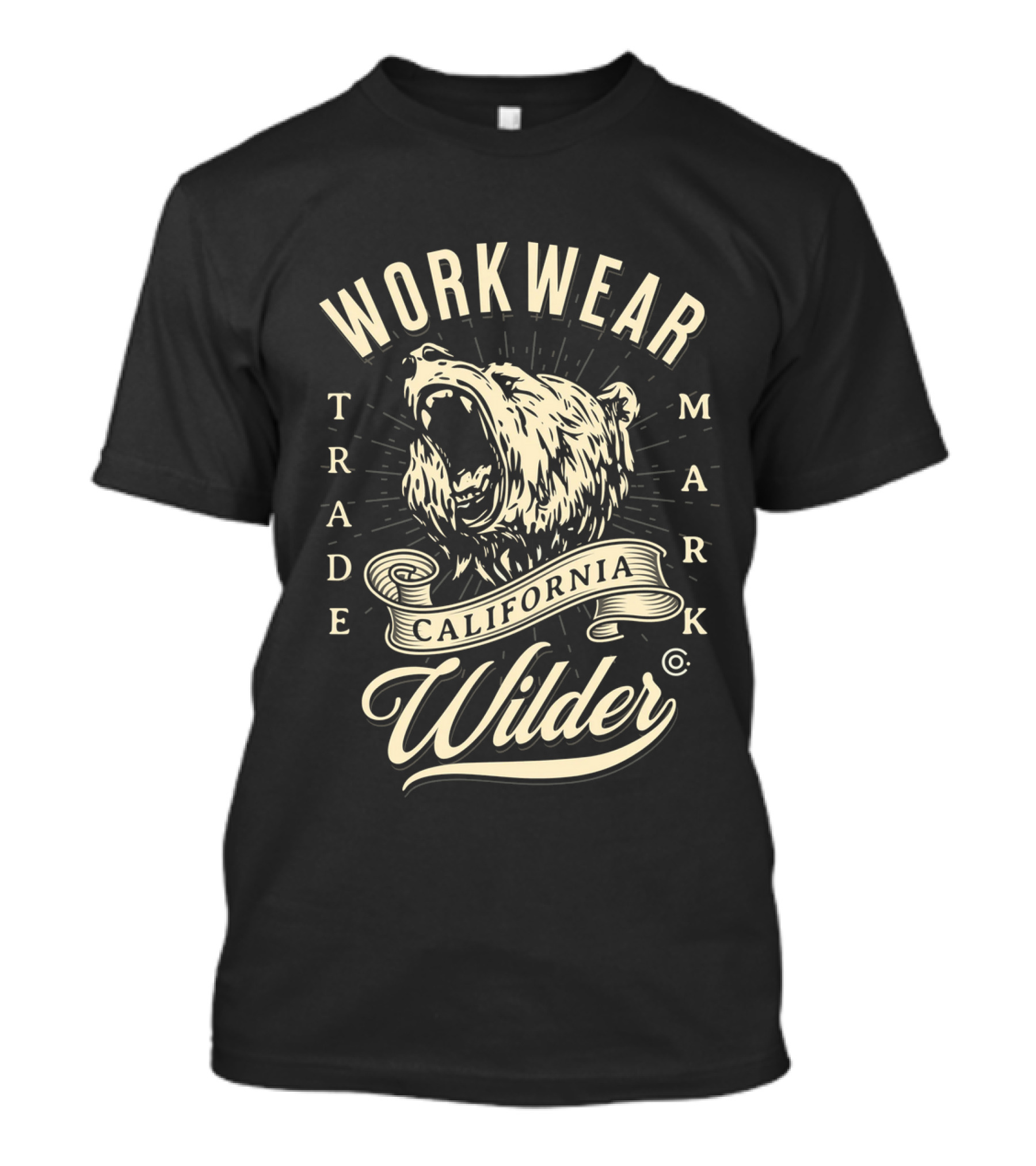 WORKWEAR TRADEMARK CALIFORNIA WILDER BEAR T-Shirt