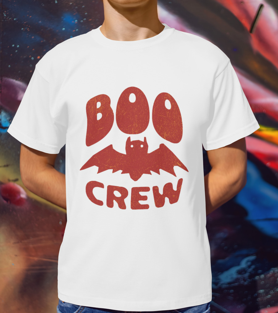 BOO CREW Bat Halloween T-Shirt