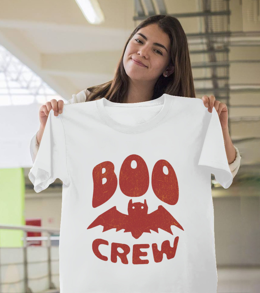 BOO CREW Bat Halloween T-Shirt