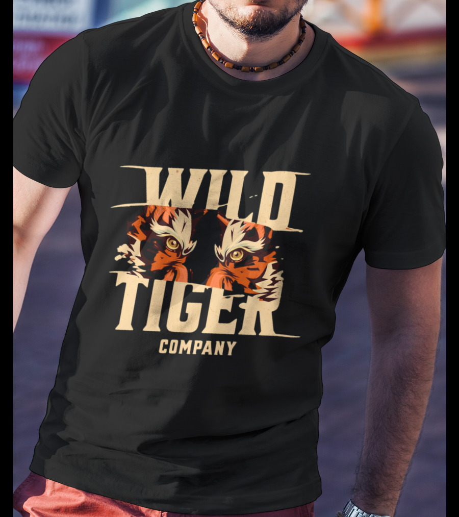 WILD TIGER COMPANY Tiger Eyes T-Shirt