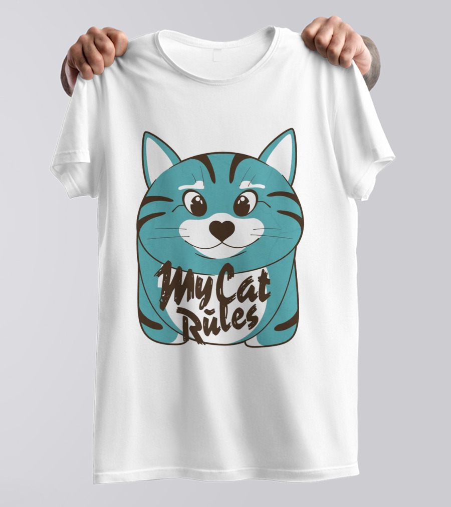 My Cat Rules Cute Animal T-Shirt