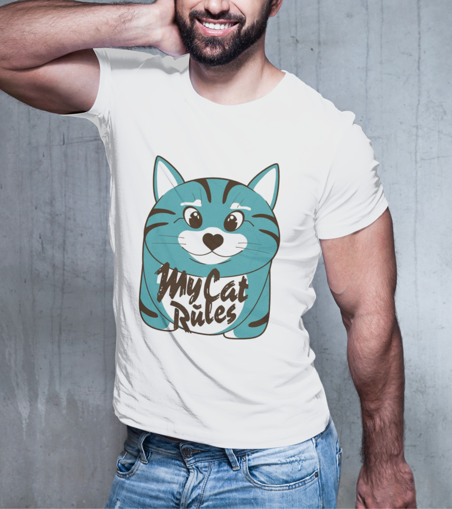 My Cat Rules Cute Animal T-Shirt