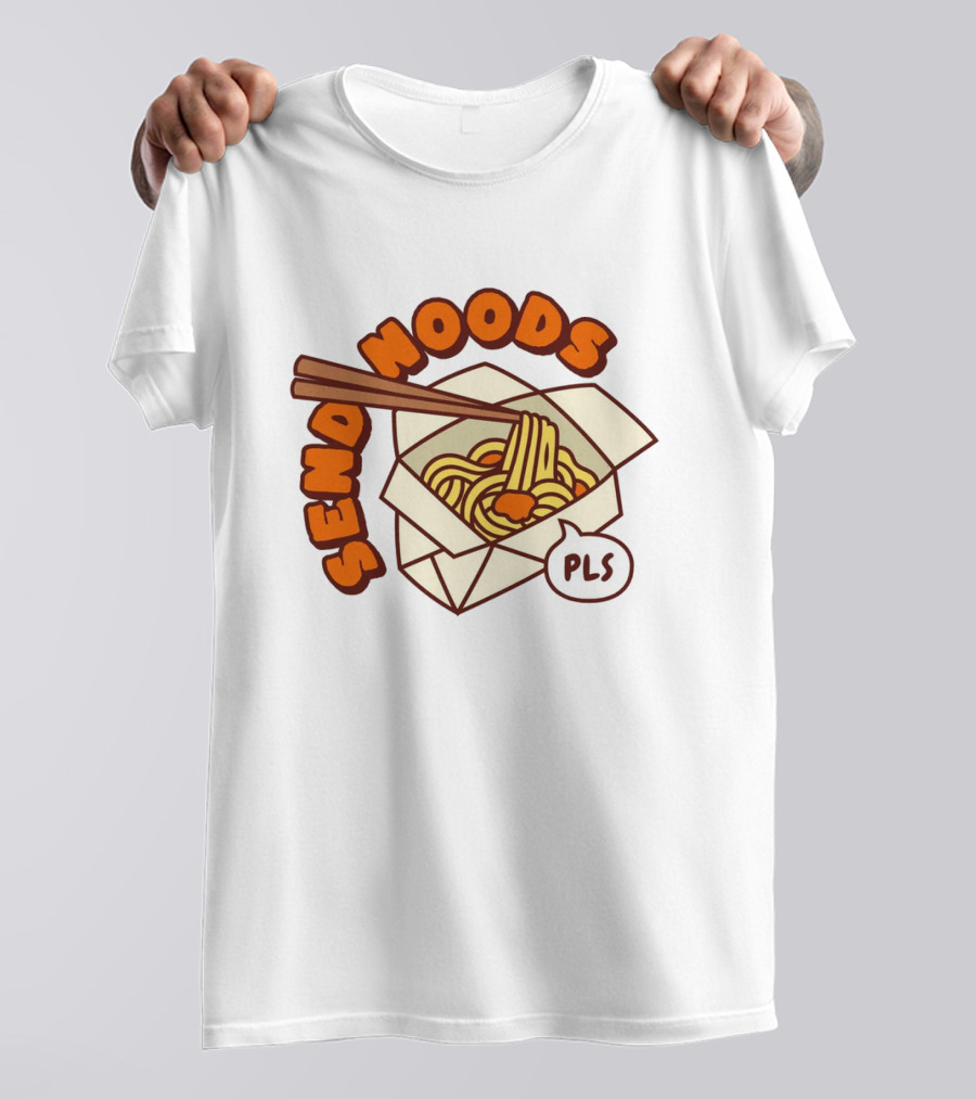 Send Noods Comic Noodles PLS T-Shirt