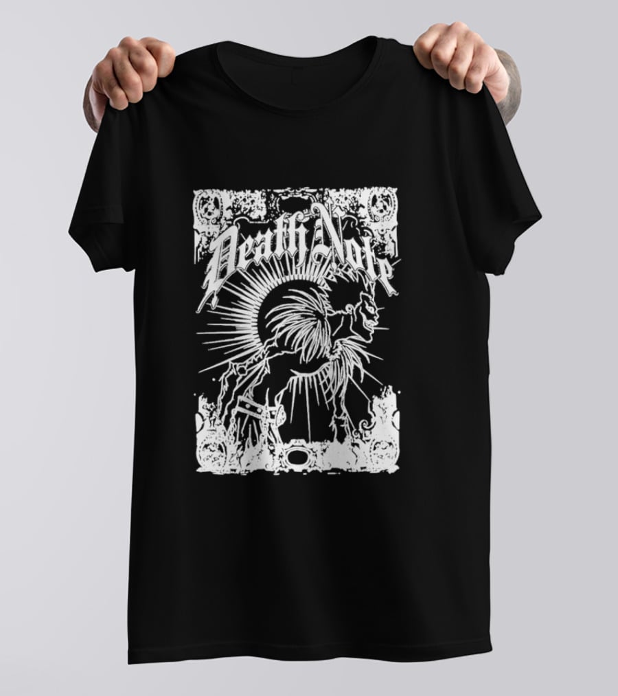 Death Note Ryuk Gothic Style Manga Art Shinigami Profile T-Shirt