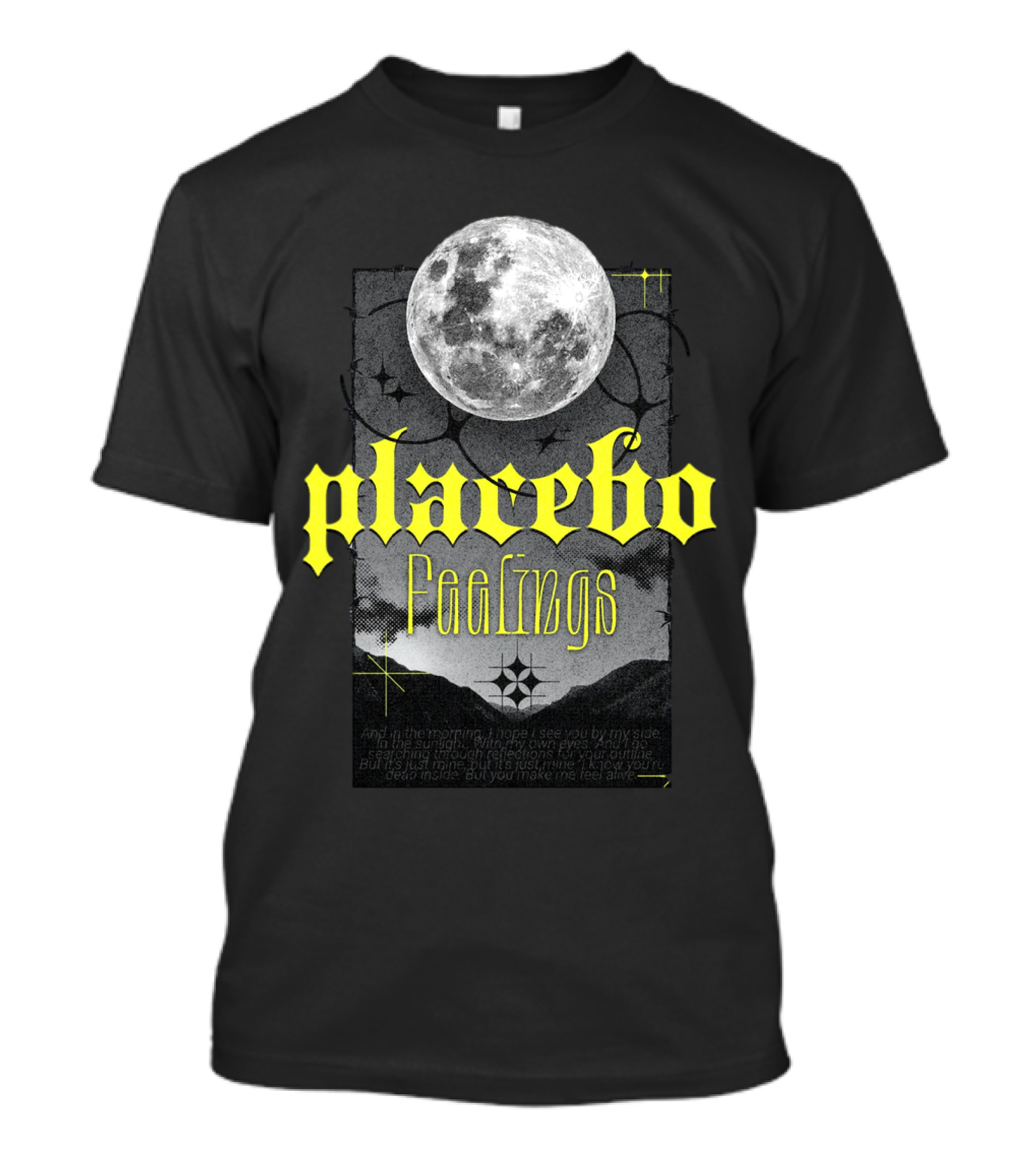 Placebo Feelings Full Moon Gothic T-Shirt