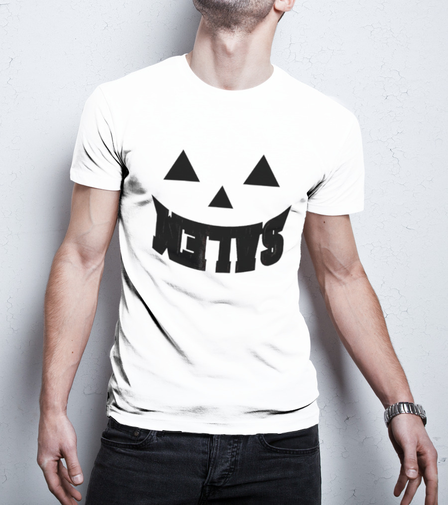 Salem Pumpkin Jack-O'-Lantern Face T-Shirt