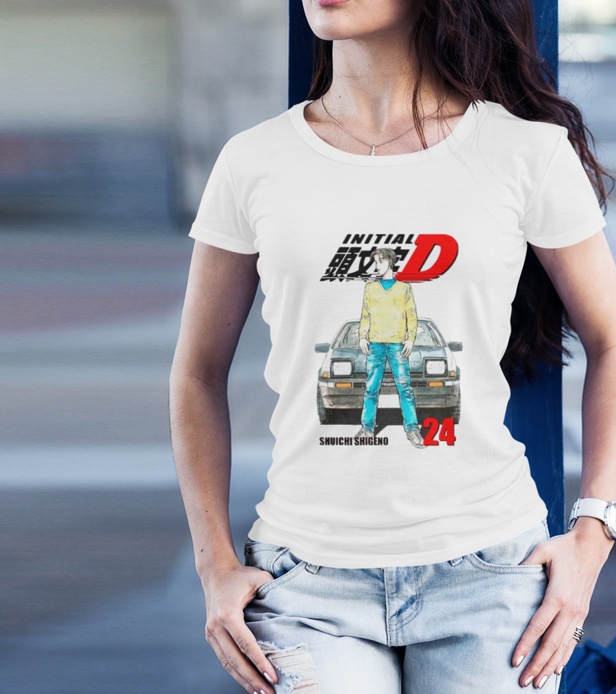 Initial D Shuichi Shigeno 24 T-Shirt