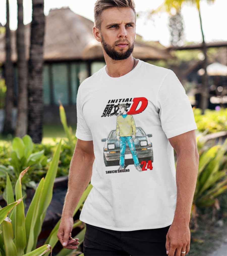 Initial D Shuichi Shigeno 24 T-Shirt