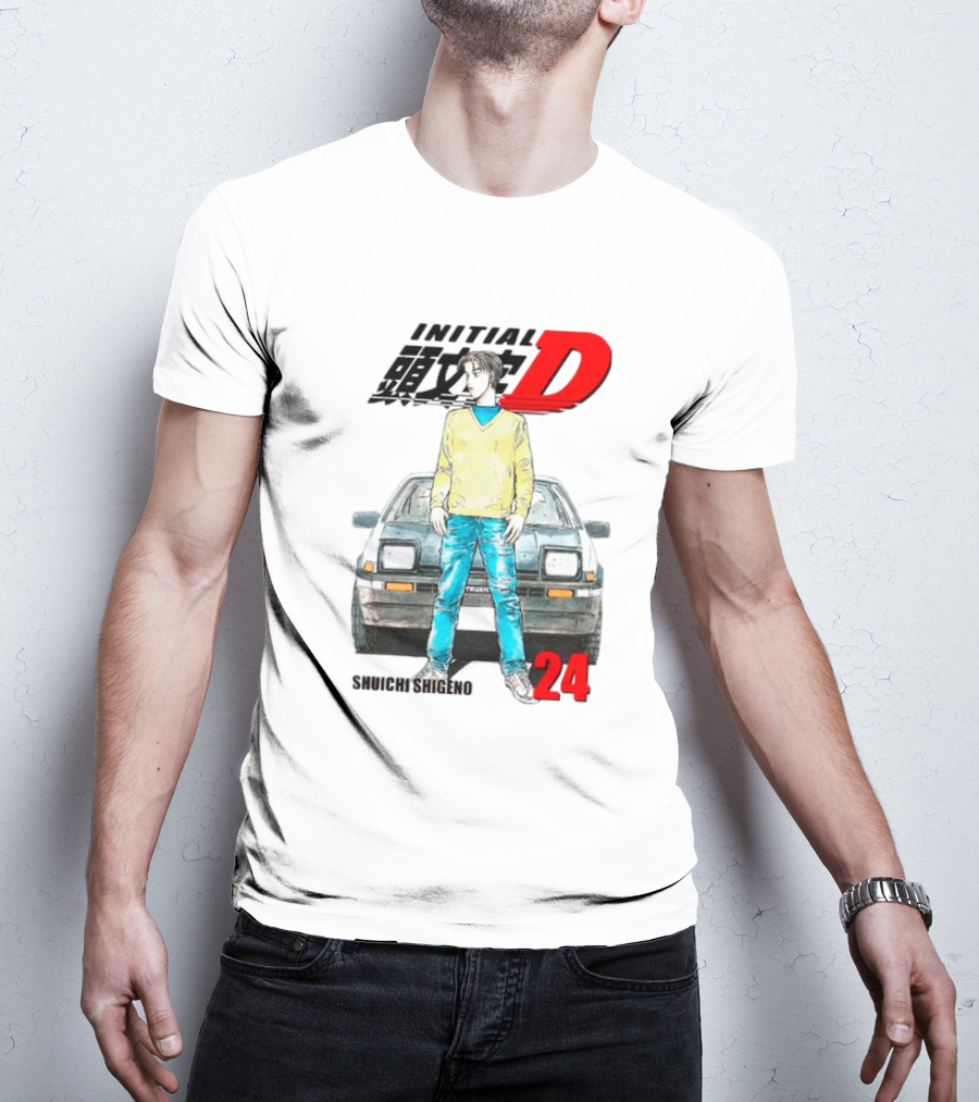 Initial D Shuichi Shigeno 24 T-Shirt