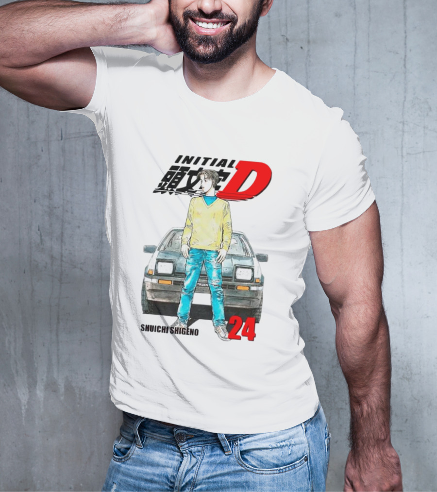 Initial D Shuichi Shigeno 24 T-Shirt