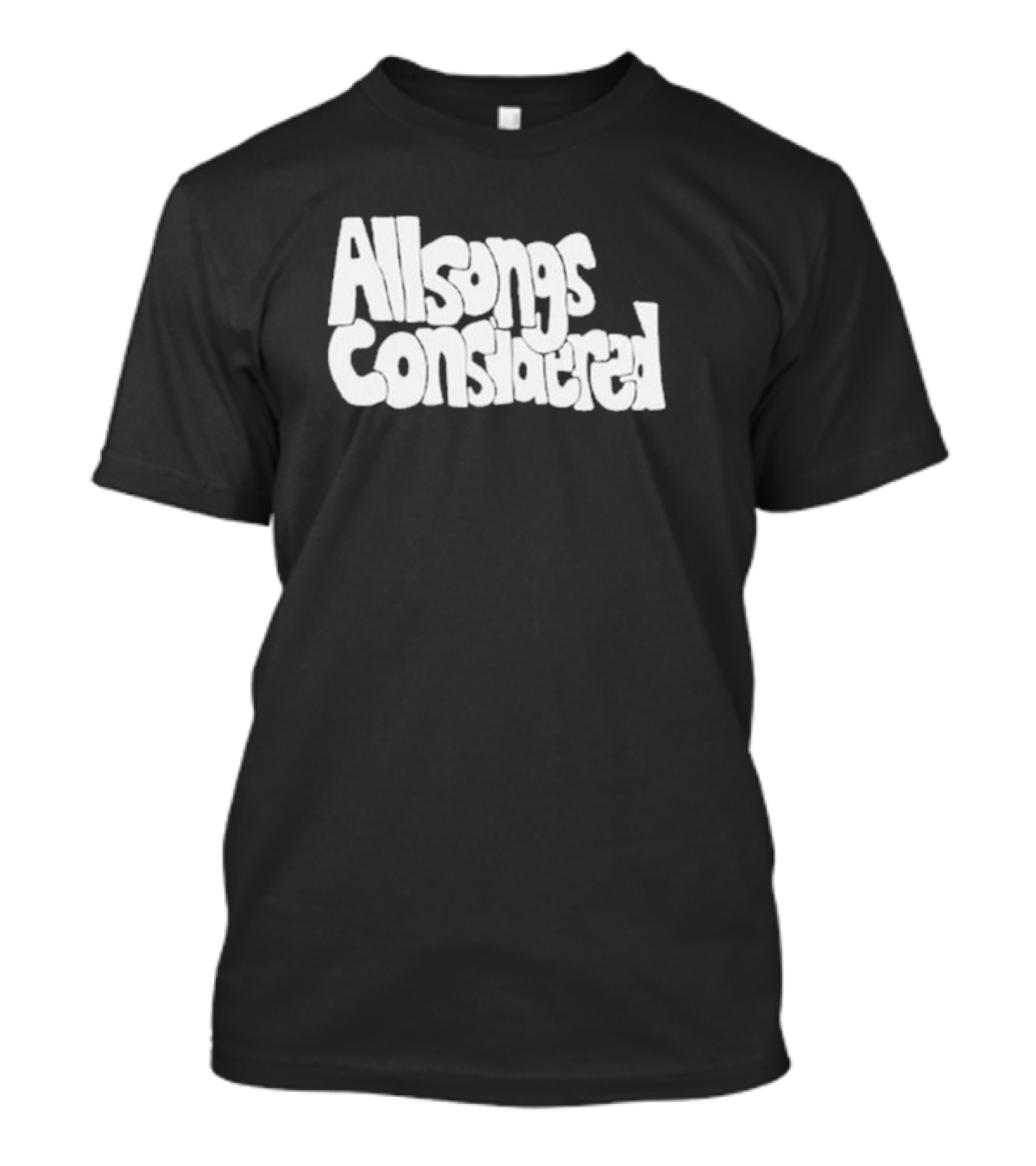 All Songs Considered Retro Typography T-Shirt