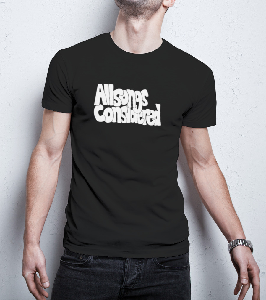 All Songs Considered Retro Typography T-Shirt