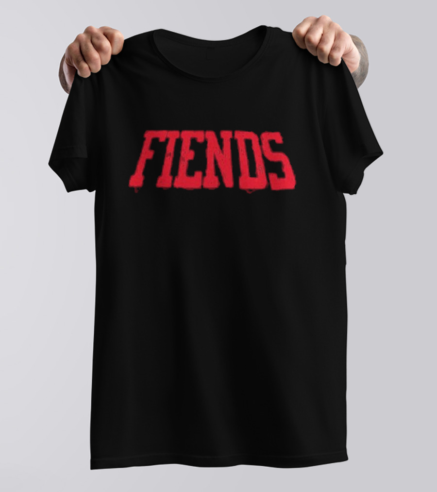 FIENDS Bas Fiends Wotarswwfu Red T-Shirt