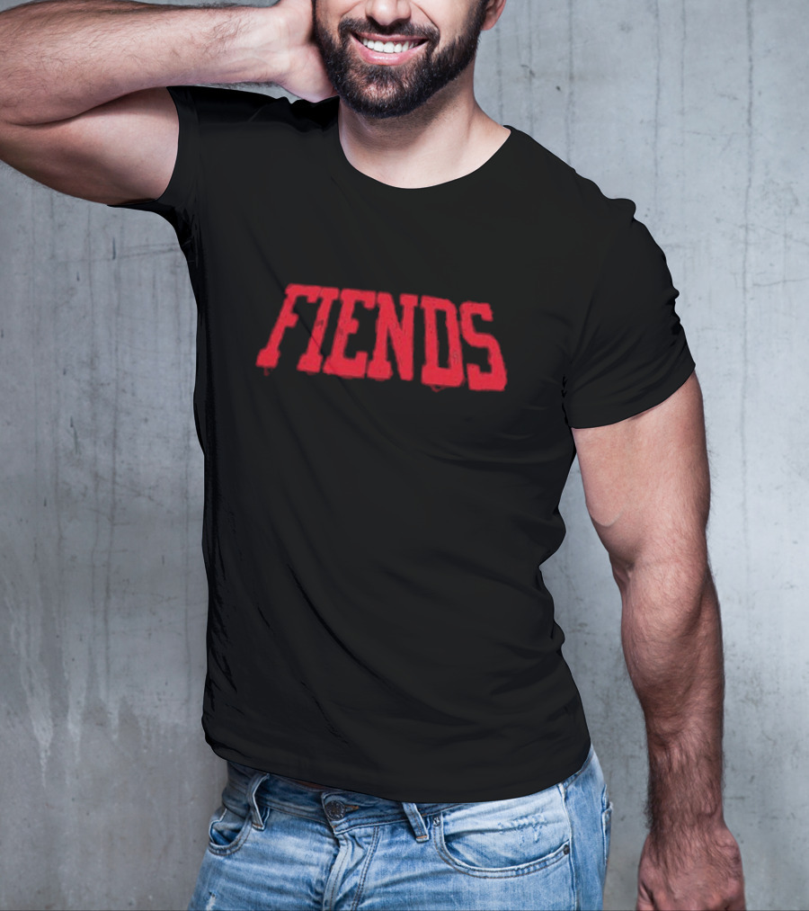 FIENDS Bas Fiends Wotarswwfu Red T-Shirt