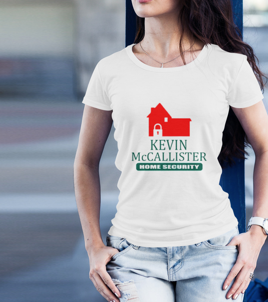 Kevin McCallister Home Security Red House Lock T-Shirt