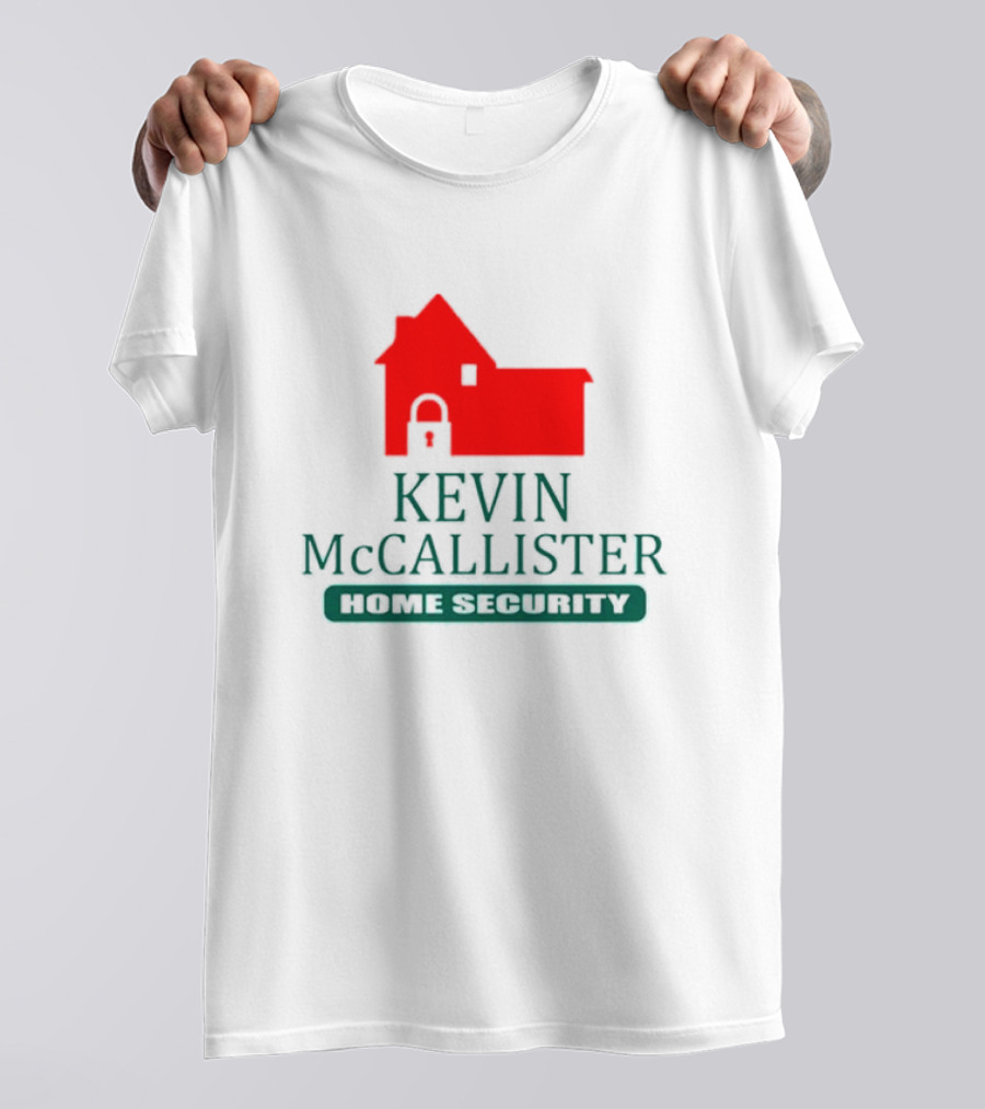 Kevin McCallister Home Security Red House Lock T-Shirt