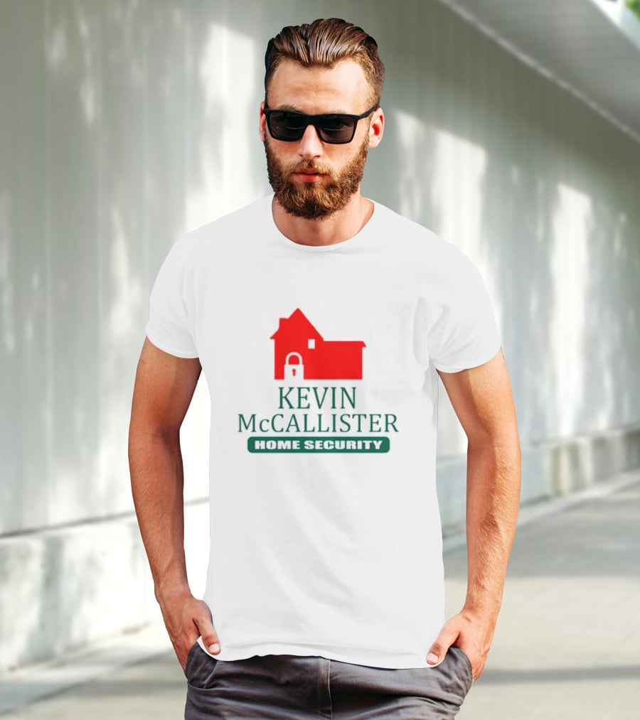 Kevin McCallister Home Security Red House Lock T-Shirt