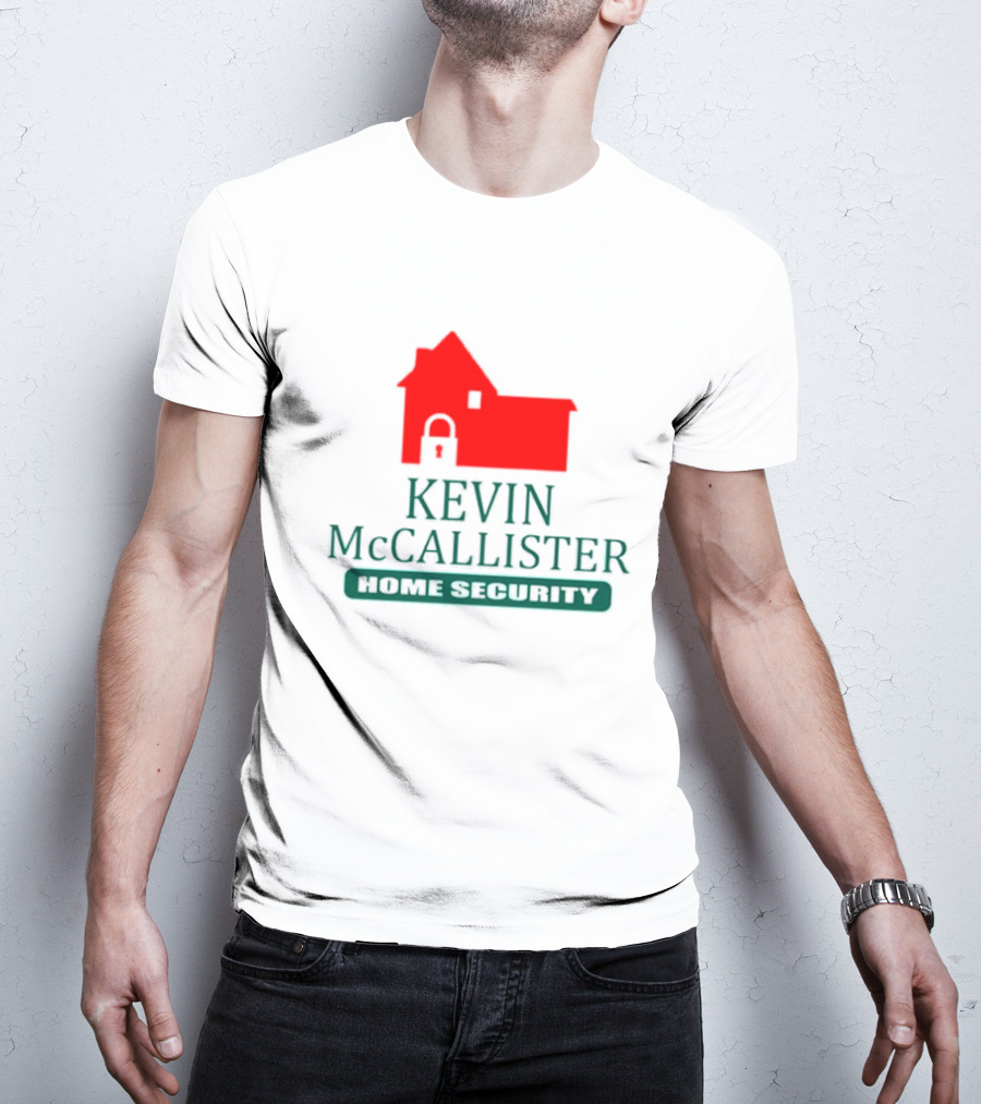 Kevin McCallister Home Security Red House Lock T-Shirt
