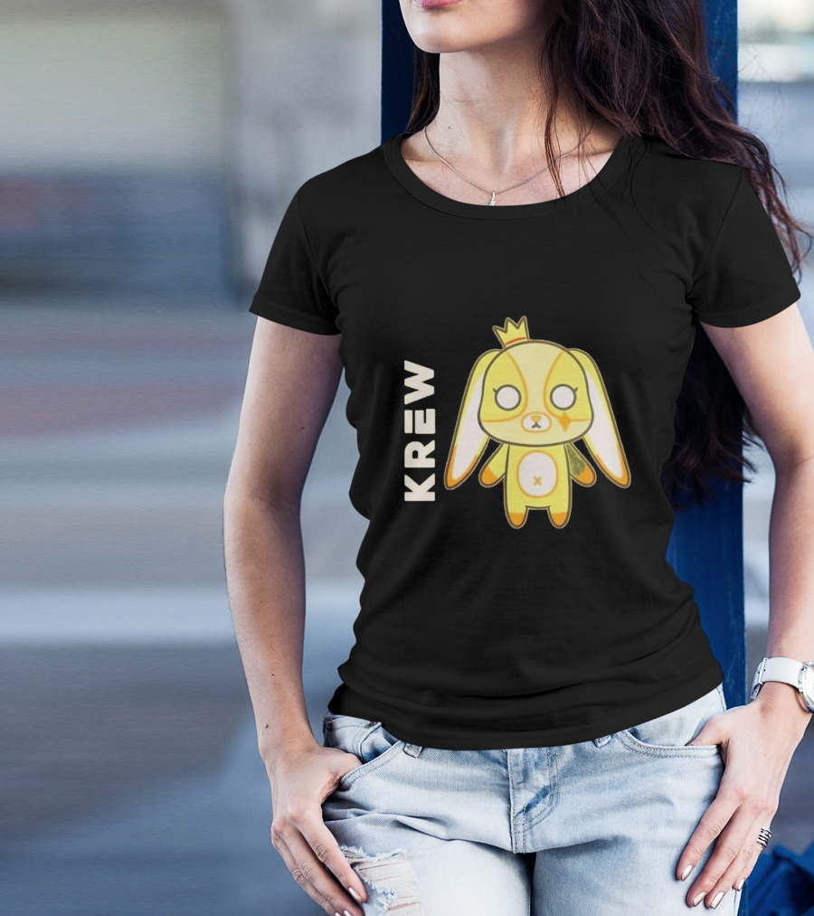 Krew Gold Crowned Teddy Character T-Shirt
